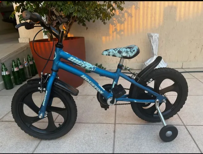 Bicicleta Infantil Aro 16 Azul S/Rodinhas