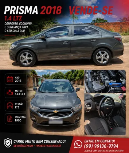 Chevrolet Prisma Sed. LTZ 1.4 8V Flexpower 4P 2018