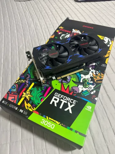 RTX 3050 6GB PCYes GDDR6 - Pouco Uso + Caixa