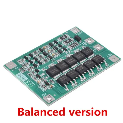 Placa Bms 3S40A 12.6V/  4S40A 16V