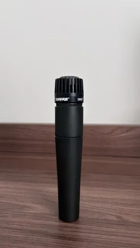 Microfone Shure SM57-LC Dinâmico Cardioide Original - Novo