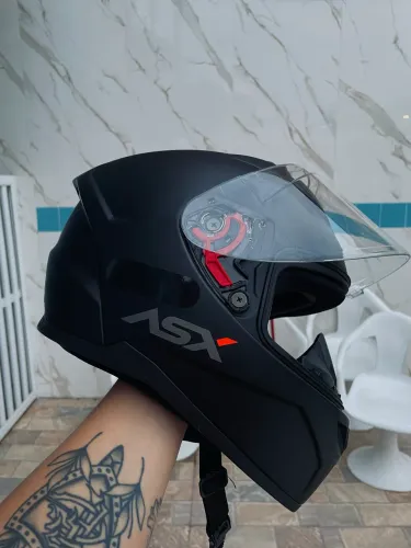 Capacete ASX Preto Fosco - 61/62