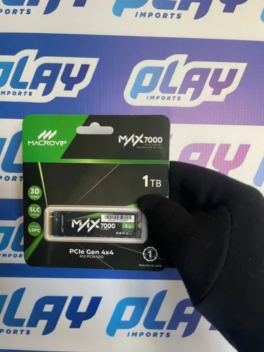 SSD NVMe Macrovip MAX7000 1TB M.2 PCIe 4.0 Alta Velocidade 7000MB/s PS5 E PC |