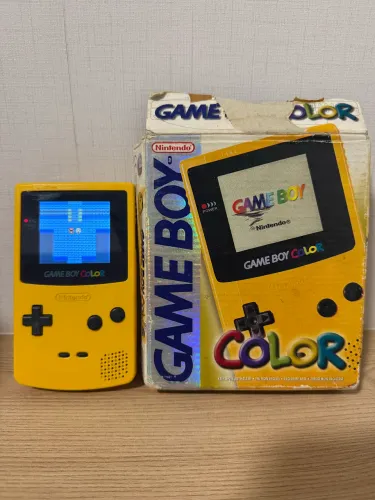 Game Boy Color tela IPS com caixa original+brinde