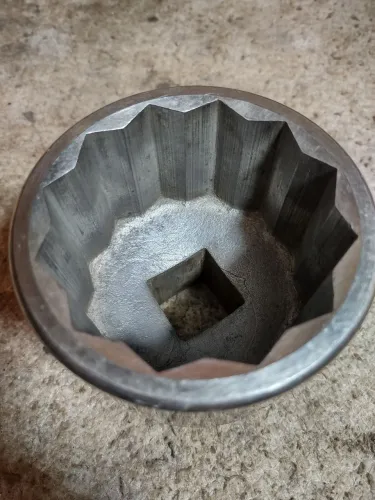 Soquete estriado 65mm encaixe 1"
