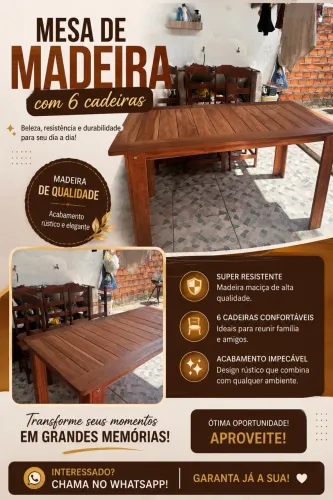 Mesa de madeira