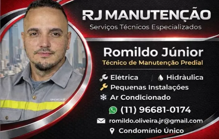 Técnico de Manutenção Completa | Elétrica, Ar Condicionado e Reparos em Geral