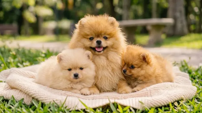 Filhotes de Spitz Alemão Anão