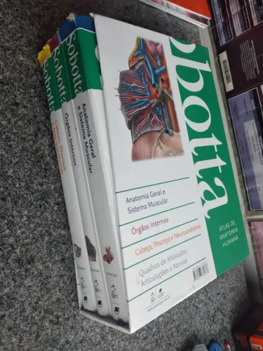 Atlas de Anatomia Sobotta - 3 volumes completos (Medicina)