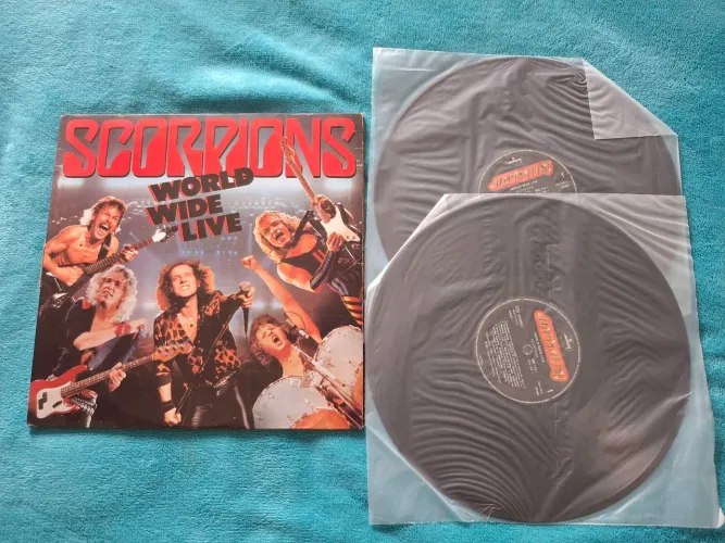 LP Scorpions World Wide Live Duplo Otimo