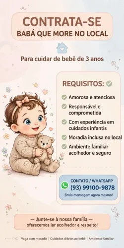 contrata-se babá