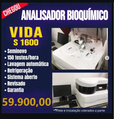 Analisador Bioquímic vida S1600