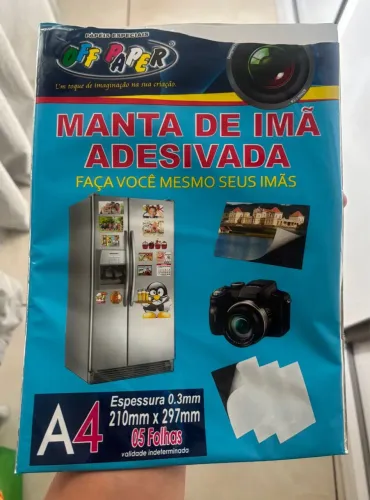 Manta de ímã adesivada 39 pacotes