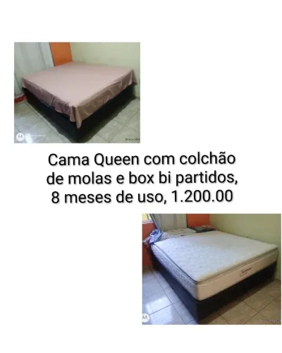 Cama de casal Queen.