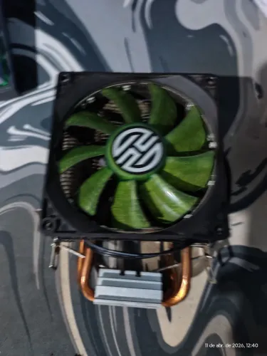 Cooler Fan de CPU até 95W TDP, LED Verde, Hoopson<br><br>180 ...