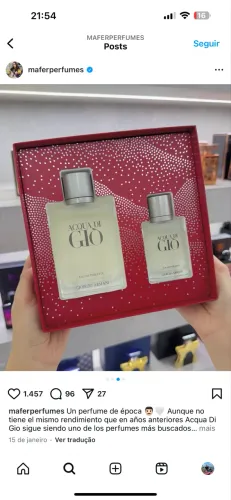 Perfume giorgi Armani