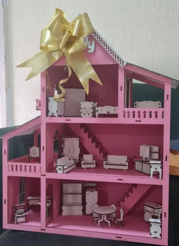 Casa de boneca para dia das crianças