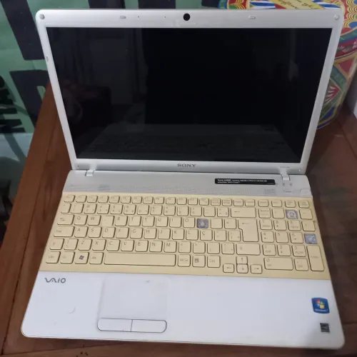 Notebook para peças