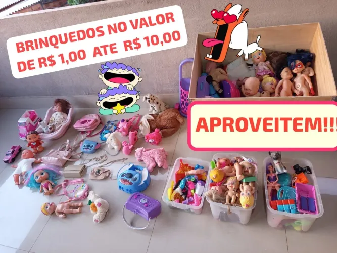BRINQUEDOS USADOS BARATO