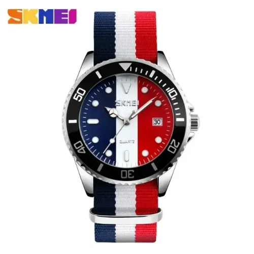Relógio Masculino Esportivo Nylon Casual Quartzo Calendário