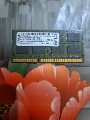 Memória RAM Notebook SMART 4GB DDR3 1333MHz PC3-10600S (Original)