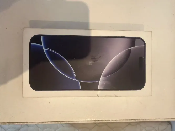 CAIXA IPHONE 16 PRO MAX BLACK TITANIUM