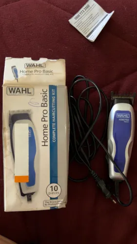 Máquina de Corte 110v Home Pro Cinza/Azul WAHL