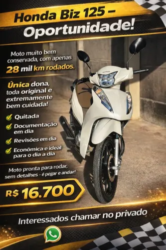 BIZ 125 2024 VENDE-SE