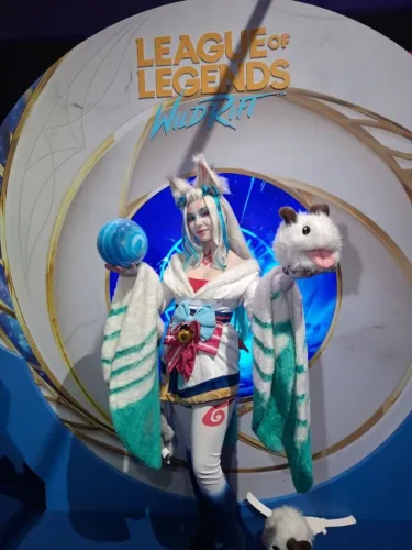 Cosplay Ahri Florescer Espiritual/Spirit Blossom versão ULTADA
