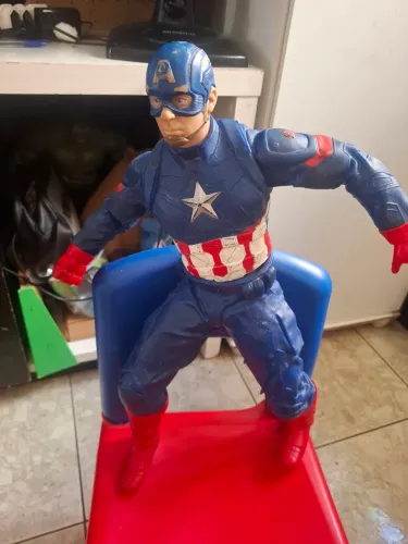 Boneco capitão América original grande