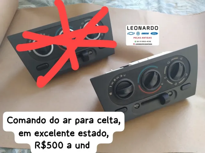 Comando de ar forçado para celta 2007/2011