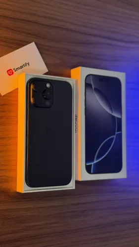 iPhone 16 Pro Max impecável | Confira: 256GB - Cor Preto - Saúde da bateria 88% | SMARTIFY