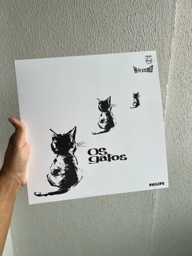 LP Os Gatos - NOVO ( vinil transparente)