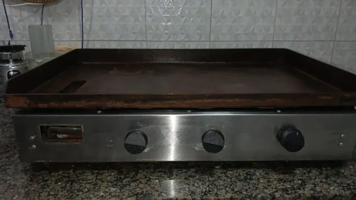 Chapa de hambúrguer a gás 4mm