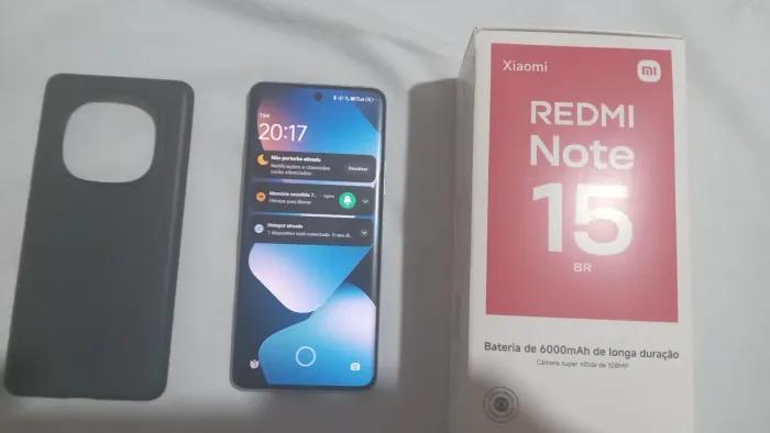Redmi note 15 4G, 1 mês de uso(sem marcas de uso)