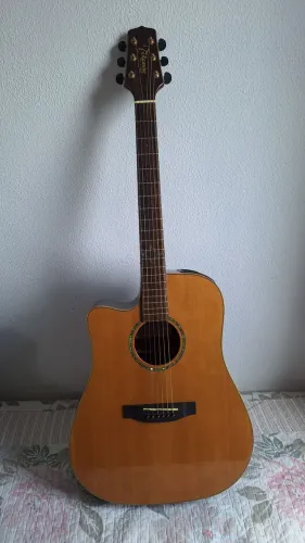 Takamine EG363SC Canhoto + Capa IBOX e Cabo Santo Angelo