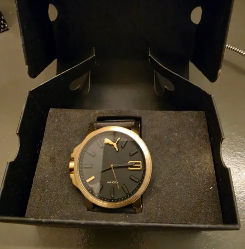 Relogio Puma Ultrasize Dourado