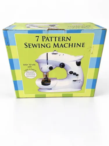 Máquina de costura portátil com 7 pontos ? NOVA na caixa!