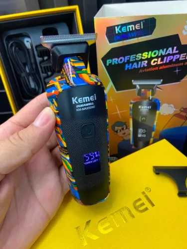 Máquina de Cortar Cabelo Acabamento Profissional Kemei Durawell KM-MAX5090 an2