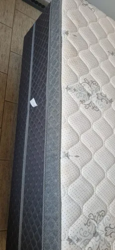 Cama Box Casal Ortopédica (Base + Colchão) - Retirada em Itaipuaçu Maricá