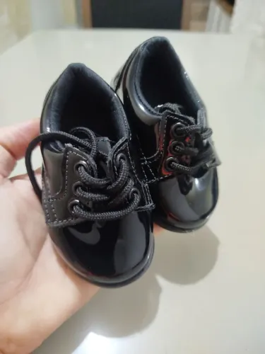 Sapato social para bebê - masculino tamanho 17