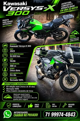 Moto versys 300cc Kawasaki  