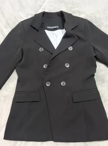Blazer Feminino Helena Collezioni, Preto, M