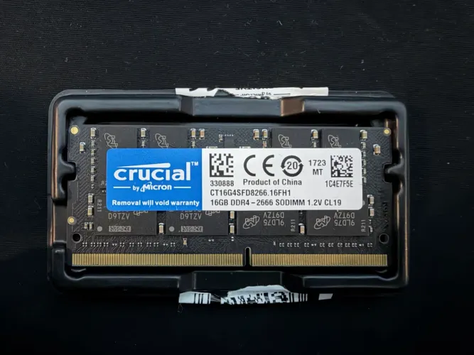 Memória RAM 16GB DDR4 2666MHz (SODIMM) para Notebook - Crucial