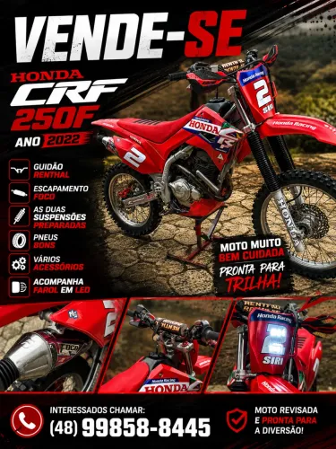 CRF250f ano 2022