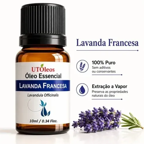 Óleo Essencial De Lavanda Francesa 10ml