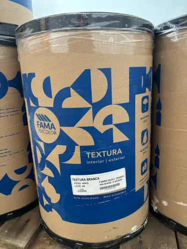 Textura Lisa branca 40kg - rendimento 18m2