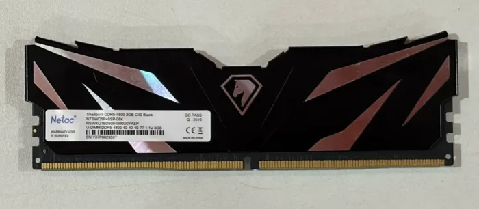 8GB DDR5 Memória RAM Netac 4800mhz