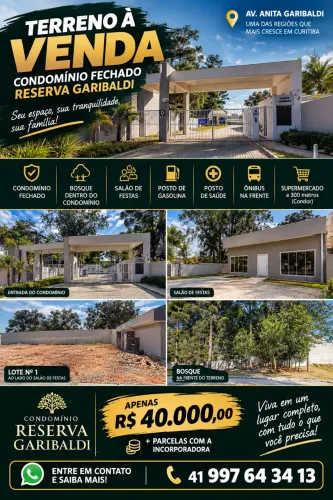 Terreno COND. FECHADO BERRERINHA