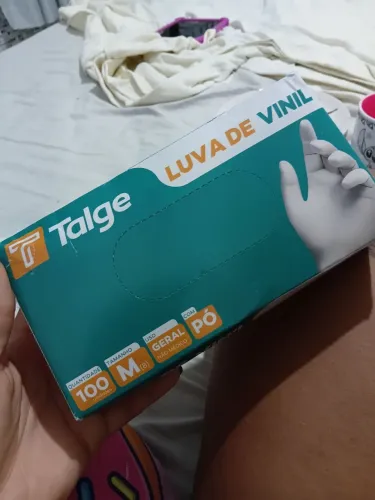 Luva vinil M 